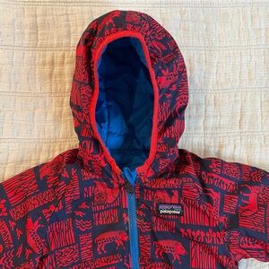 Patagonia toddler reversible winter coat